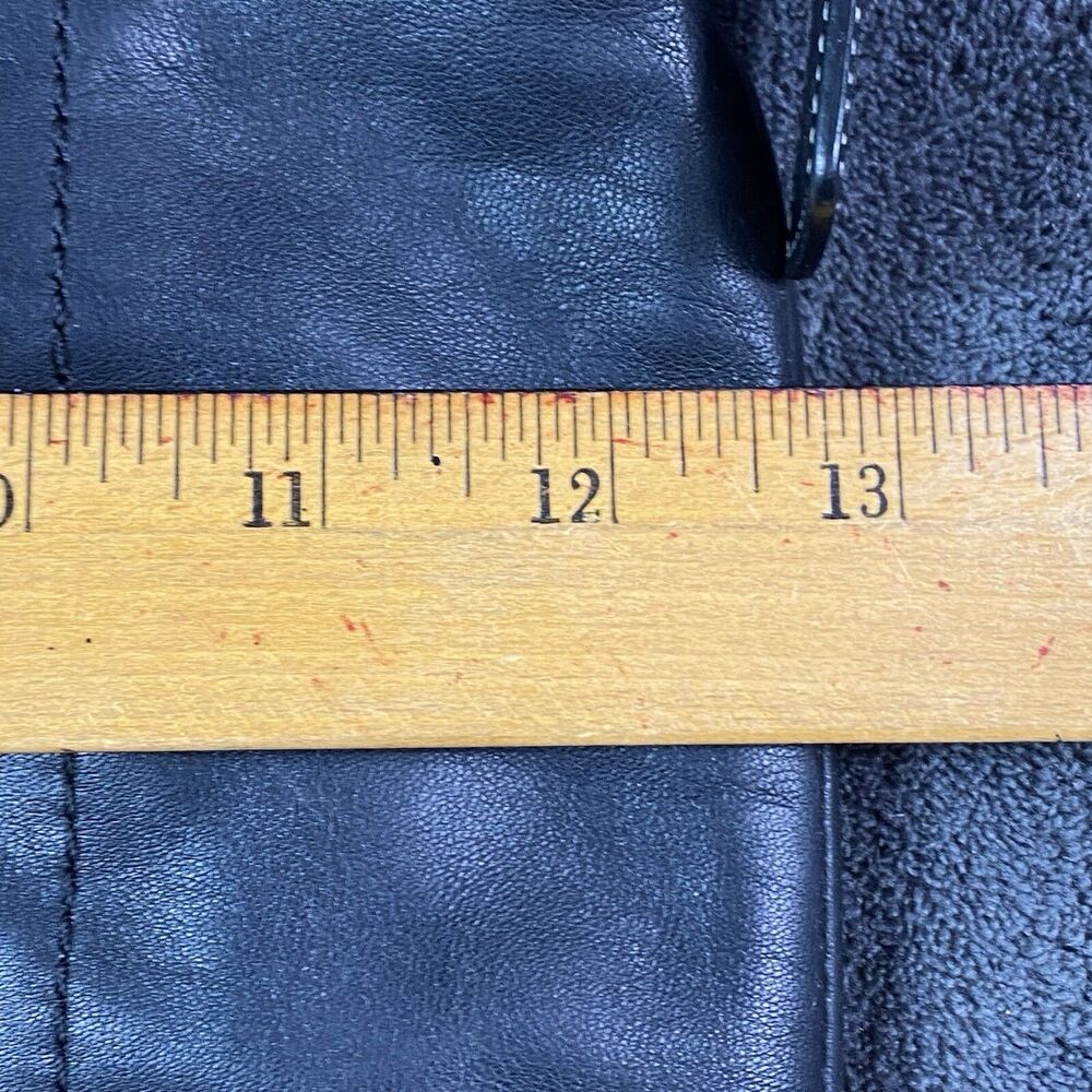 COACH Black Leather Soho Slim Duffle Crossbody Messenger Tote Bag #1414 Y2K Vtg - Picture 9 of 15